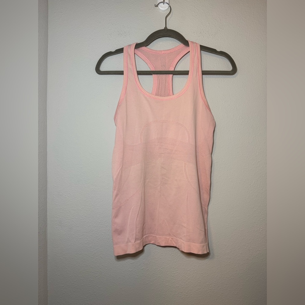 Lululemon Swiftly Tech Racerback tank in Heathered Bleached Coral - Picture 2 of 6